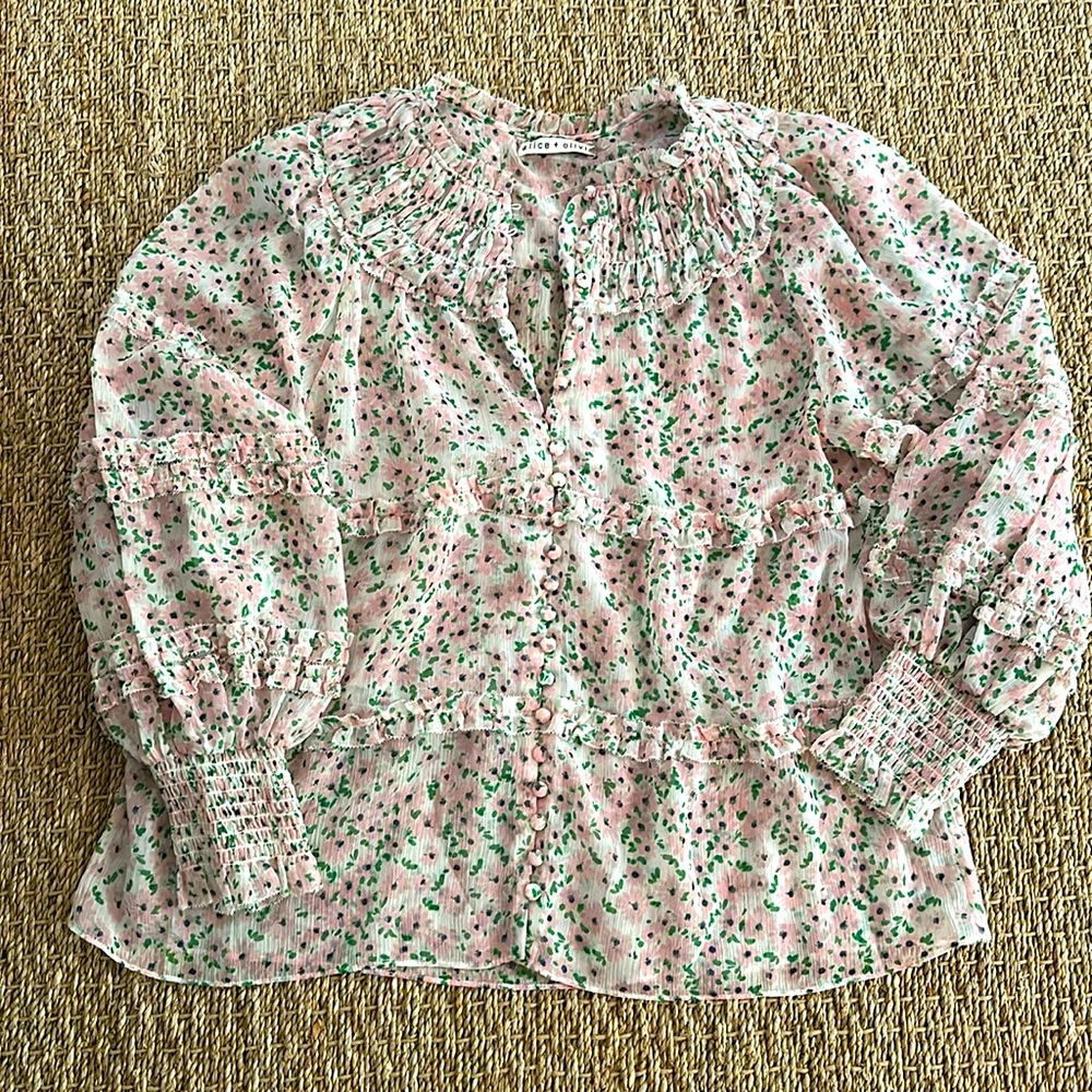 Alice + Olivia Floral Top